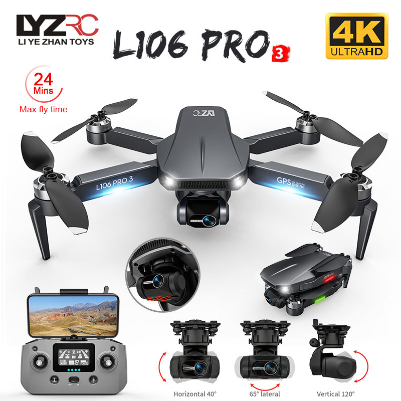 L106 Pro 3 Drone 5G WIFI FPV p - Drone Gimbal 2 Axis recensione e prezzo