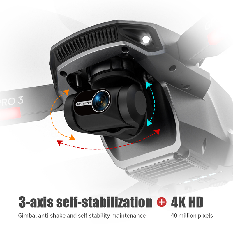 L106 Pro 3 Drone 5G WIFI FPV p - Drone Gimbal 2 Axis recensione e prezzo