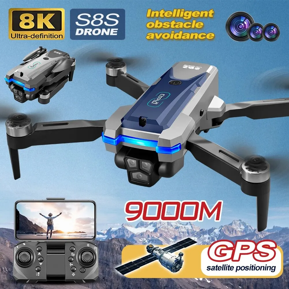 S8S GPS Drone 5G Wifi 8K HD Du - Drone Gimbal Brushless recensione e prezzo